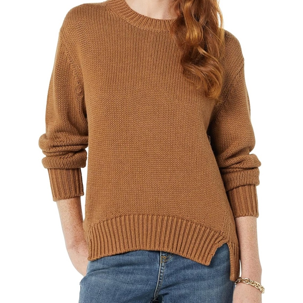 Caramel Brown Crewneck Sweater Size Small